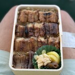 あなごめしうえの 宮島口本店 - ビッチリ穴子