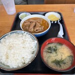 永井食堂 - もつ煮定食