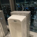 タパス モラキュラーバー - おまけ:マンダリンオリエンタルのレストランのトイレ。スカイツリーを見ながら。