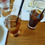 カーサ ディ ブゥ - ドリンク　アイス珈琲とアイス紅茶