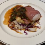 NARITA BOLD KITCHEN - おろし醤油ソースをかけた瞬間ポシェ