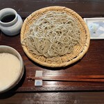 そば喜香庵 - とろろせいろ1200+大盛350