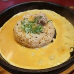 丸源ラーメン - 鉄板玉子チャーハン（増量）