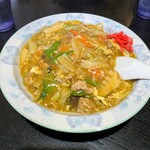 りゅうもん - 料理写真:カレー風中華丼