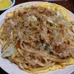 祝橋亭 - 焼きうどん大盛