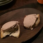 オステリア ラ チチェルキア - 鶏レバーペースト（2コ、（¥600税込））