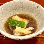 銀座 きた川 - ◾️甘さを抑え、味わい深い仕上がり。地鶏の出汁が、全体を調和していた。