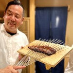 銀座 きた川 - 鰻の蒲焼きと大将のスマイル