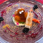 トゥ・ラ・ジョア イズム - 天然車海老のアスピック