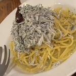 Porky's kitchen - しらすペペロンチーノ
