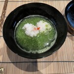 来人喜人　はぎ原 - ハモとオクラの吸い物