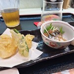 築地薮そば - おつまみ3種