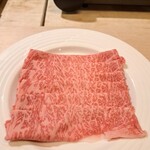 割烹 龍馬 - A5黒毛和牛～しゃぶしゃぶ　
