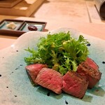 割烹 龍馬 - A5黒毛和牛～ランプステーキ
