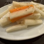錦福 香港美食 - 甘酸っぱい大根の和え物