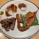 丿貫 - 刺し盛り4種