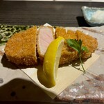 とんかつ食房 厚○ - 厚切りロースかつ定食
