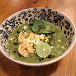 Hachihare - 海老ととうもろこしのグリーンカレー麺