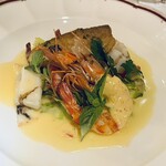 フランス料理 ギャルソン - のどぐろも海老の香ばしさも、イカの甘さも...全ての美味しさが引き出されています♡