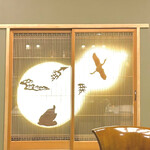 ラ・ロマネ 朝霞 - 瓢箪の反対側はお部屋で　松竹梅・鶴と亀の繊細な細工になっておりました　byまみこまみこ