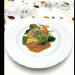 ラ・ロマネ 朝霞 - 天然真鯛のポワレ　　　byまみこまみこ