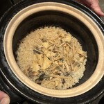 べにや無何有 - 鮑と栄螺の炊き込みご飯は完食してしまった