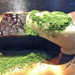 みかみ - 羊羹の酒粕クリーム添え