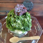 티 코우보우 카하다 - 緑茶氷(練乳と小豆少なめ)