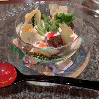 CANNA - マグロのグリルマリネと佃煮のジュレ