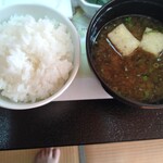 若松屋旅館 - ご飯＆お味噌汁