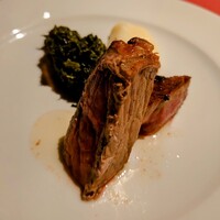 Re Wharf - Tボーンステーキ w/ マッシュポテト、クリームスピナッチ