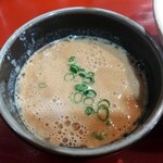 鶏paitan 心麦 - 鶏paitanつけ麺