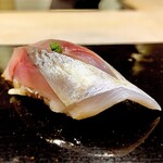 鮨 こう介 - 20250828鯵（長崎県産）