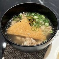 オールデイダイニング リモネ(リーガロイヤルホテル大阪) - 大阪名物の肉吸い、きつね入り