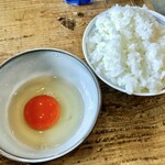 ムコウガワ製麺所 - 卵かけご飯