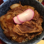 名古屋名物 きしめん専門店 きじ屋 - セットの牛丼