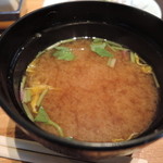 本濱 - 味噌汁も美味い