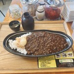 欧風ライスカレーKen's - キーマカレー・揚げ卵チェンジ♪