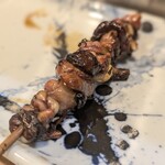 うなぎの串と小皿料理 はや川 - うなぎ串（肝）