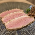 うなぎの串と小皿料理 はや川 - 合鴨ロース