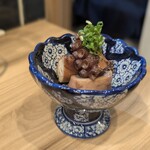 うなぎの串と小皿料理 はや川 - 蛸の柔らか煮