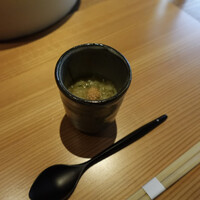 柚木元 - ザリガニのお粥 100匹から煮出した出汁を使った1品 これは衝撃の美味しさとパンチ