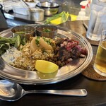 木村香辛料飯店 - この時は辛いチキンをつけました。