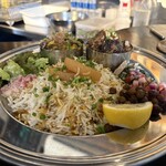 木村香辛料飯店 - 8月限定ゴーヤチャンプル風カレーと麻婆豆腐(どちらも大盛り)