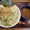 純米味噌ラーメン みそら堂 - 期間限定"濃厚魚介味噌つけ麺"辛ネギ追加‼️大盛無料‼️LINE登録で味玉ゲット‼️