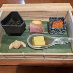 銀座ろくさん亭 - 前菜の中身