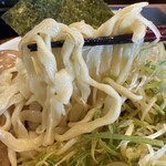 純米味噌ラーメン みそら堂 - 平打縮れ麺