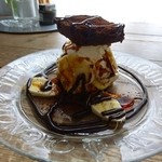 キッチン＆コーヒーCACTUS - チョコバナナケーキ