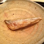 鮨 田なべ - 鵡川産生ししゃも炭火焼き