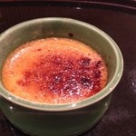 鮨 田なべ - クレームブリュレ